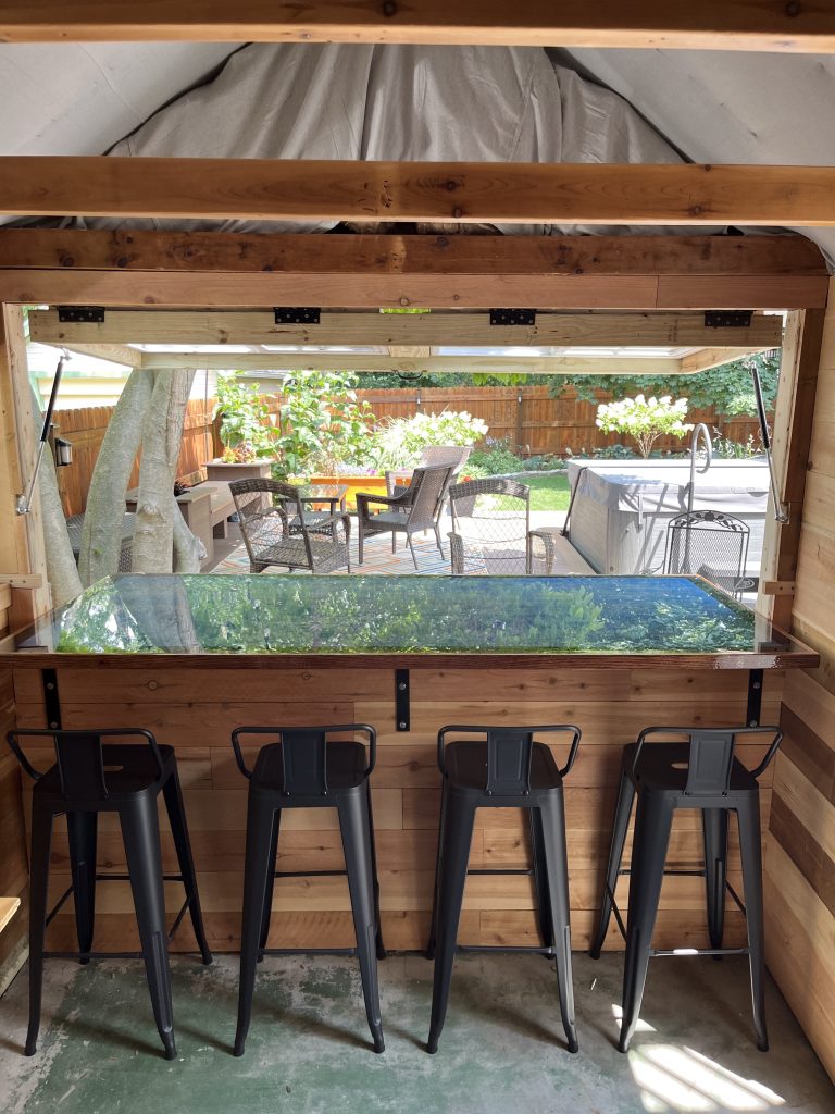 Almost done with the bar